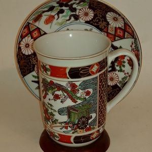 Imari set cup and saucer